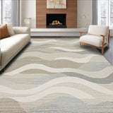 Inviting Softly Curved Geometric Style(Beige)