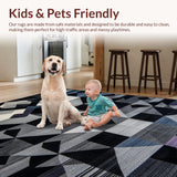 Elegant Black Tasseled Accent(Gray)