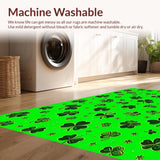 Cheerful Spring Themed Coir Mat(Green)