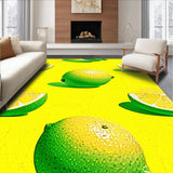 Ultra Soft Area Rug, Non Slip, Stain Resistant, Washable Area Rugs for Living Room, Bedroom, Fun Shaped Decorative Bath Accent(Yellow)