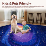 Futuristic Outer Space Motif(Blue)