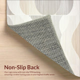 Milano Collection Premium Area With Trendy Geometric Wave Design(Beige)