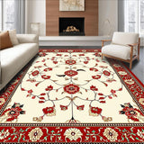 Beige Red Runner Light Foldable Indoor Kitchen(Ivory)