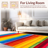 Charming Multicolored Striped Aesthetic(Blue)