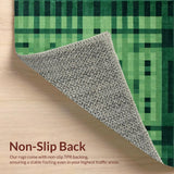 Elegant Minimalist Check Texture(Green)