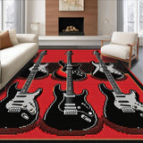 Bold Black and Red Contrast(Red)