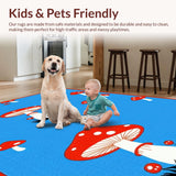 Charming Whimsical Shaggy Decor(Blue)