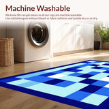 Charming Navy and White Game Mat(Blue)