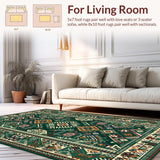 Artful Retro Medallion Layout(Green)