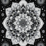 Intricate Tasseled Geometric Style(Black)