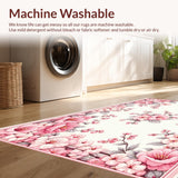 Delicate Plush Abstract Motif(Pink)