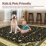 Contemporary Bold Medallion Artistry(Black)