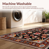 Vibrant Retro Geometric Fusion(Black)