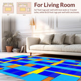 Charming Brightly Hued Counting Motif(Blue)