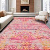 Contemporary Abstract Colorful Fusion(Pink)