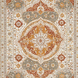 Shabby Chic Turmeric Non Slip Large Area(Beige)
