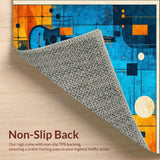 Dynamic Geometric Guitar Artwork(Blue)