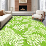 Contemporary Fuzzy Medallion Design(Green)