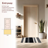 Lively Contemporary Black Beige Fusion(Black)