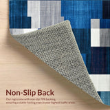 Striking Modernist Patchwork Composition(Blue)