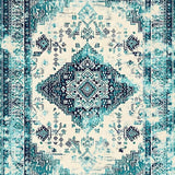 Rustic Cream and Blue Harmony(Blue)