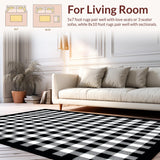 Cozy Hand Woven Tartan Charm(Black)