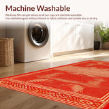 Funky Low Pile Southwestern Charm(Red)