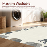 Contemporary Ivory Elephant Artwork(Gray)