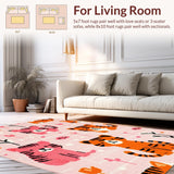 Delightful Kawaii Tiger Visual Appeal(Pink)