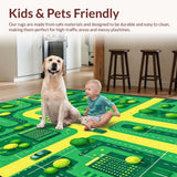 Bright Green Urban Exploration Motif(Green)