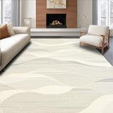 Elegant High Low Textured Motif(Beige)