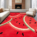 Fresh Greenery Accented Tapestry(Red)