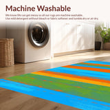 Artistic Fluid Brushstroke Design(Blue)