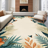 Delicate Floral and Wildlife Blend(Beige)