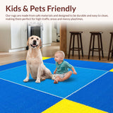 Fun Blue Playful Patterned(Blue)