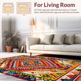 Dynamic Warm Tones Geometric Style(Red)