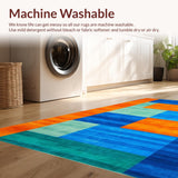 Whimsical Colorful Tiled Arrangement(Blue)