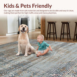 Chic Distressed Floral Aesthetic(Gray)