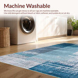 Chic Modern Swirling Visual Elements(Blue)