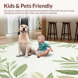 Elegant Earth Tones Leaf Design(Beige)