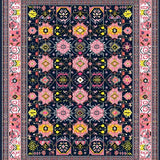 Whimsical Modern Tiled Composition(Blue)