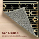 Dramatic Seamless Art Deco Influence(Black)