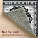 Chic Distressed Geometric Arrangement(Black)