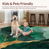 Artful Green and Gold Symmetry(Green)