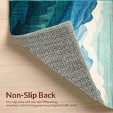 Elegant Scenic Landscape Motif(Blue)