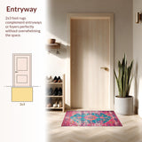 Vibrant Medallion Patterned Aesthetic(Pink)