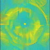 Captivating Fluid Motion Geometry(Blue)