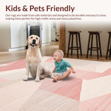 Delicate Shaggy Vintage Inspired Feel(Pink)