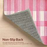 Cozy Textured Modernist Grid Expression(Pink)