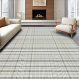 Chic Subtle Tartan Print Style(Beige)